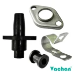 Vachan Rubber Grommet Kit for V-Guard, CRI, CGL and other compatible submersible pumps. This premium replacement installation kit includes a high-quality rubber grommet, rubber bush, stainless steel collar clamp, and stainless steel P-clip for secure and leak-proof cable installation. Designed to provide waterproof cable sealing, vibration resistance, and corrosion protection while extending the life of float switches and submersible pump cables. Manufactured using durable rubber and stainless steel components for reliable long-term performance in residential, agricultural, commercial, and industrial pumping systems. Common Google search terms include rubber grommet kit, V-Guard pump spare parts, CRI pump rubber grommet, CGL pump accessories, float switch grommet kit, submersible pump cable sealing kit, waterproof cable entry kit, rubber bush kit, pump installation accessories, and replacement pump grommet kit.