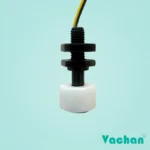 VFS 103 Float Sensor vertical water level sensor with polypropylene housing and compact float design for automatic liquid level detection in tanks, reservoirs, RO systems, and industrial process applications.