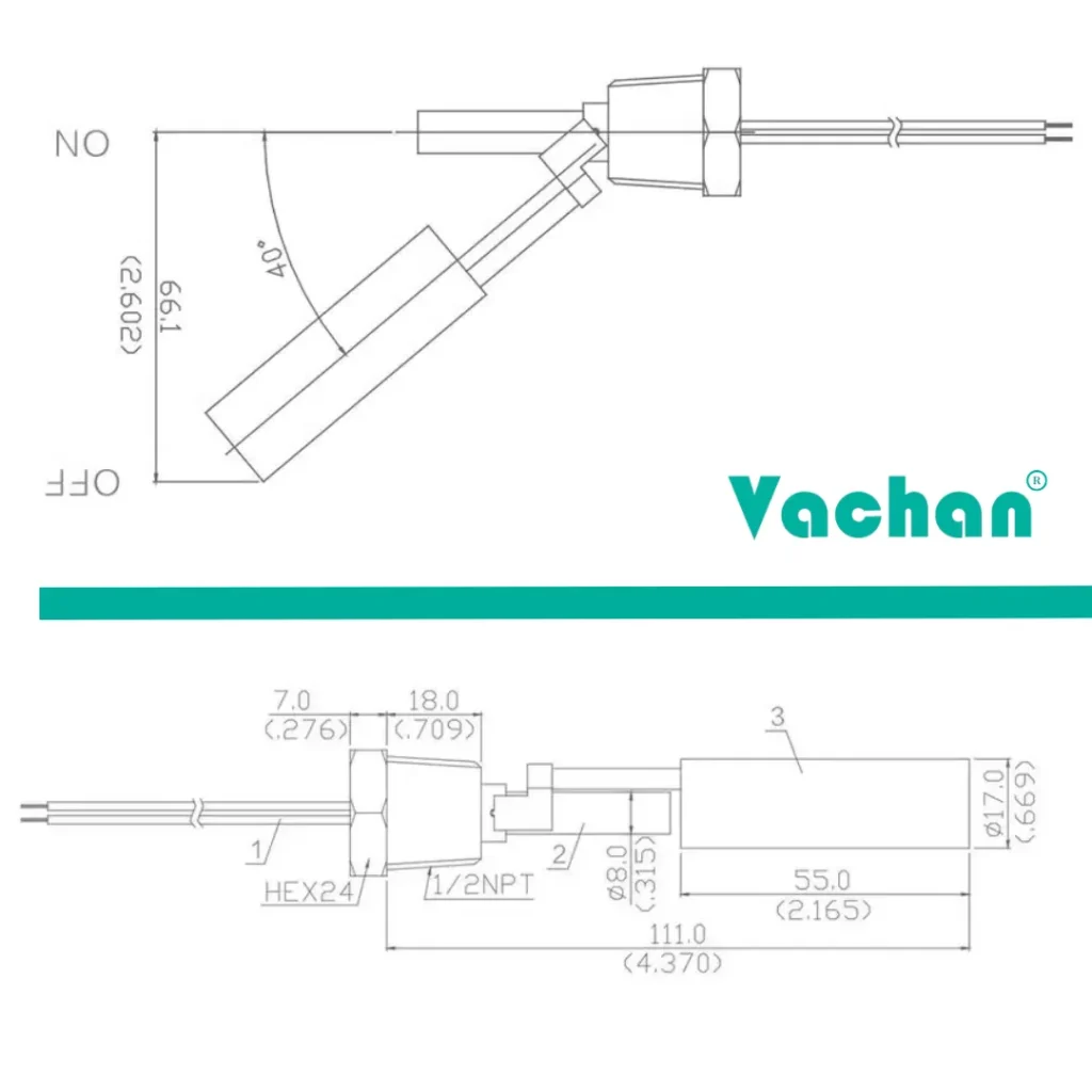 Close-up product image of the VFS 121 stainless steel float sensor designed for accurate water level sensing and industrial liquid level monitoring. This side mounted float switch features a durable SS316 stainless steel float, threaded process connection, and corrosion-resistant construction for long-lasting operation in water tanks, chemical tanks, oil storage tanks, fuel tanks, boilers, pharmaceutical equipment, and industrial process vessels. The industrial water level sensor supports automatic pump control, overflow protection, low-level detection, and process automation. Common Google search keywords associated with this product include float sensor, water level sensor, stainless steel float switch, side mounted float switch, industrial float switch, magnetic float switch, tank level sensor, liquid level switch, float level controller, water tank float switch, and industrial liquid level monitoring system.